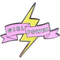 Girl Power Feminism Womens grl pwr nasty soft enamel pin brooch
