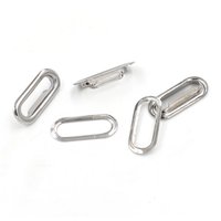 50 Sets/bag 16-40 MM Metal Oval Eyelets Blowholes Tent Gas Eyes Canopy Roping Holes Sewing Accessories Buckle Rivet