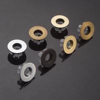 Bathroom Parts Basin faucet Sink Overflow Cover Brass Gold Six-foot ring Bathroom Product Basin Tidy Insert Replacement