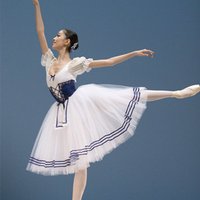 Classical Short Puff Sleeve Giselle Ballet Costume Adult Women Long Ballet Leotard Dress Professional Tutu Girls Ballet Clothes
