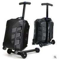 Brand 21"scooter suitcase with wheels Travel Luggage Case micro Scooter Case quality skateboard rolling luggage suitcase Baggage