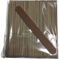 100PCS New Wood Nail Files Sandpaper Buffers Straight 18x2cm Disposable File Cuticle Remover Callus UV Gel Nail Care Tool