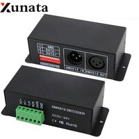 Décodeur DMX512 BC-802-1809 pour WS2811 WS2812B SK6812 TM1812 UCS1903 TM1809 TM1804, module de bande led, contrôleur de bande DMX 5-24V