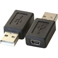 1 Piece USB Male to Mini USB Female Adapter USB Female Device Change into Mini USB2.0 Female