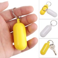 1/2PCS Plastic PS+Metal Floating Key Ring Kayak Keychain Buoyant Keyring Marine Sailing Float Keys Buckle Rowing Boats Tools