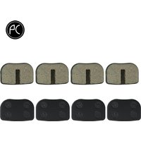 PCycling 4 Pairs Bicycle Resin Hydraulic Disc Brake Pad For Aobang Boli Disc Brake MTB Cycling Mountain Bike Disc Brake Pads