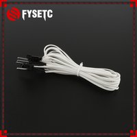 5PCS HT-NTC100K Thermistor Temperature Sensor L 3D Printer Parts 1M For 350 Degrees For Prusa i3 MK2S/MK3/MK3S Hotend Extruder