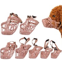 Verstellbarer Welpen- und Hundemaulkorb, Sicherer Atmungsaktiver Mundschutz für Kleine, Mittlere und Große Hunde, Haustierzubehör