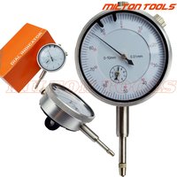 High quality 10mm dial indicator dial gauge 0-10mm Meter Precise 0.01mm Resolution Indicator Gauge mesure instrument Tool