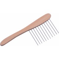 20*7CMC 1Pc Handy Portable Professional Stainless Steel Needles Hackle Brush Combs for Raw Hair Making Hair Extension Tool