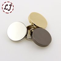 Hot sale 10pcs/lot new fashion decorative buttons high quality plane gold buttons for men shirt suit overcot sewing accessories