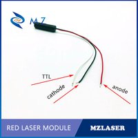 Industrial Grade PMW Control Red Dot Laser Module 8MM 635NM 15MW/20MW/25MW with APC Drive for Precision Applications