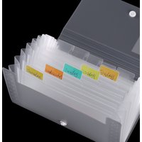 13 Pockets Expanding File Folder A6 Document Holder Papers Classify Office Filing Box Self Standing Briefcase Organizer