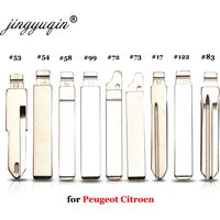 jingyuqin VA2 HU83 SX9 No.17 #53 #54 #58 #72 #73 #83 # 99 #122 For Citroen C4L Triumph Peugeot 307 207 Flip Car Key Blank Blade