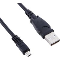 Chargeur USB + câble de synchronisation de données, cordon pour caméra Sanyo Xacti VPC-T1496 p T1496e