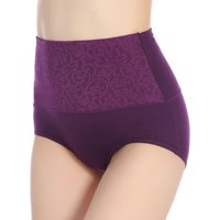 Lot de 3 culottes gainantes taille haute en coton pour femme, amincissantes pour l'abdomen, pour la récupération post-partum, sous-vêtements féminins grande taille