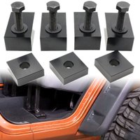Für Jeep Wrangler JK-Teile, 4-türig, 2007–2018, Sitzabstandshalter + Schrauben, Rücksitz-Liegesatz mit Schrauben und Unterlegscheiben