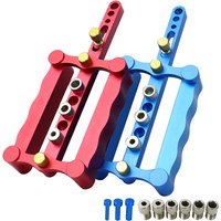Self-centering Woodworking Doweling Jig Kit 6/8/10mm Drill Guide Wood Dowel Puncher Locator For Household Carpentry Tools