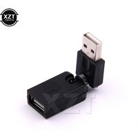 360 degree USB Male to Female Adapter Rotation Usb Male Extension cable usb 2.0 For Computer extendsion