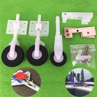 SU27 Assembly KT Board Landing Gear DIY Steering Wheel Landing Gears Undercarriage For FPV RC Fixed Wing Airplane Quadcopter