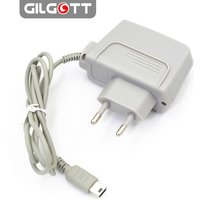 AC 100-240V Travel Wall EU Plug Charger Adapter Power Supply for Nintendo DSL DS Lite NDSL - Grey