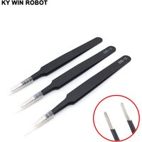1PCS ESD-13 Anti-static Curved Straight Tip Forceps Precision Soldering Tweezers Set Electronic ESD Tweezers Tool