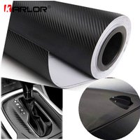 127cm x 15cm 3D 3M Auto Film vinyle en Fiber de carbone feuille d'enveloppe de voiture en rouleau Film papier moto voiture autocollants décalcomanie accessoires