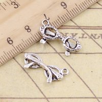 20pcs Charms Sunglasses Glasses 21x10mm Tibetan Silver Color Pendants Antique Jewelry Making DIY Handmade Craft