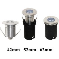 Spot lumineux LED imperméable conforme à la norme IP67, éclairage d'extérieur, luminaire décoratif de plafond, idéal pour un jardin, une marche, des escaliers ou un plancher, 1/3W