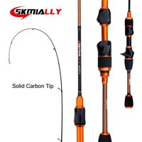 Skmially carbon wędka spinningowa ul 1.8m 1.68m0.8-5g ultralekkie wędki spinningowe ultra lekkie odlewanie spinning wędka vara de pesca