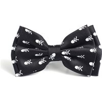 Halloween Skull Bow Ties Set for Men Women 9 Styles Tied Adjustable Satin Bowtie for Halloween Party Cosplay Costume Accessories
