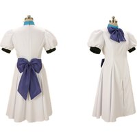 SBluuCosplay Anime When They Cry Higurashi no Naku Koro ni Rena Ryuugu Halloween Cosplay Costume with Hat and Wristbands image 3