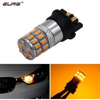 1pcs Canbus PW24W PWY24W LED Bulbs 3014 30smd Turn Signal Light Daytime Running Light DRL Amber yellow White Error Free 12V 24V