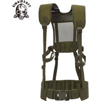 Tactical Vest MOLLE 1000D Nylon Vest Belt Combat Battle Cummerbunds For Mens With Shoulder Sling Airsoft Combat Waist Belt