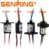 mini capsule slip ring SNM012 6 wires/12 wires/18 wires slip rings 2A signal