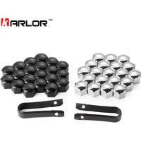 17mm 20Pcs/lot Wheel Lug Bolt Center Nut Covers Caps 321601173A for Skoda octavia a5 a7 1 rapid fabia yeti superb accessories
