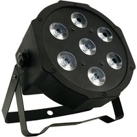 SHEHDS-Prise mobile LED Par Light, DJ Chang Party, Décoration de Noël, 7x12W, RGBW, 4 en 1, 7x18W, RGBWA + UV, 6 en 1