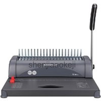 A4 paper comb binding machine manual rubber ring clamp hole punching machine 21 hole manual type financial binding machine 1pc