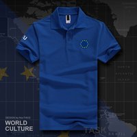 European Union United in Diversity EU EUR polo shirts men short sleeve brands printed for country 2019 cotton nation team 20