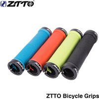 ZTTO Anti slip Rubber Bicycle Grips Silicone Gel Cycling Handle Grip for MTB Folding Road Bike Handlebar parts Alloy Lockable