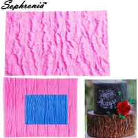 Bark Silicone Kitchen Molds for Handicrafts Fondant Sweets Cookie Baking Supplies Table Decorations Pastry Party Accessories