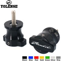 Motorcycle CNC Frame Stands 8MM Screws sliders Swingarm Spools Slider For BANDIT GSF 1250S 1250 1200 250 400 650 GSX650F