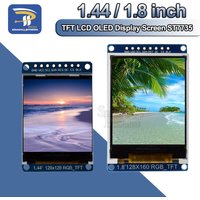 3.3V 1.44 1.8 inch Serial 128*128 128*160 65K SPI Full Color TFT IPS LCD Display Module Board Replace OLED ST7735