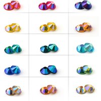 Paillettes cristal strass AB, SS16 SS20 SS30, dos plat, vêtements pour Nail Art, tissu