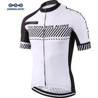 KEMALOCE Cycling Jersey 2022 Road Men Quick Dry Bicycle China Summer Anti-Uv MTB Dry Racing White Fit Blank XS-5XL Bike T Shirt