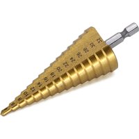 HSS Step Drill Bit 4-32mm Hex Titanium Cone Hole Cutter Multifunction Reamer Plate Iron Aluminum Plate Drilling Metal Core Drill