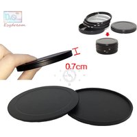 37 40.5 43 46 49 52 55 58 62 67 72 77 82 mm Protective Metal Case Cap Protector for Canon Nikon Lens Filter 55mm 58mm 77mm 82mm