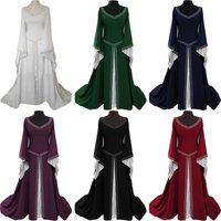 Cosplay Medieval Palace Princess Dress Adults Vintage Party evening gown Retro Renaissance Tailed Cosplay Costume