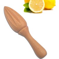 Wooden Citrus Reamer, Lemon Hand Juicer, Beech Wood Handheld Citrus Juicer, Easy to Hold Kitchen for Daily Home Bar Cafe Use