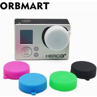 ORBMART Go Pro Camera Accessories Protective Silicone Lens Cap Case Cover For GoPro Hero 4 3+ 3 Sports Action Camera